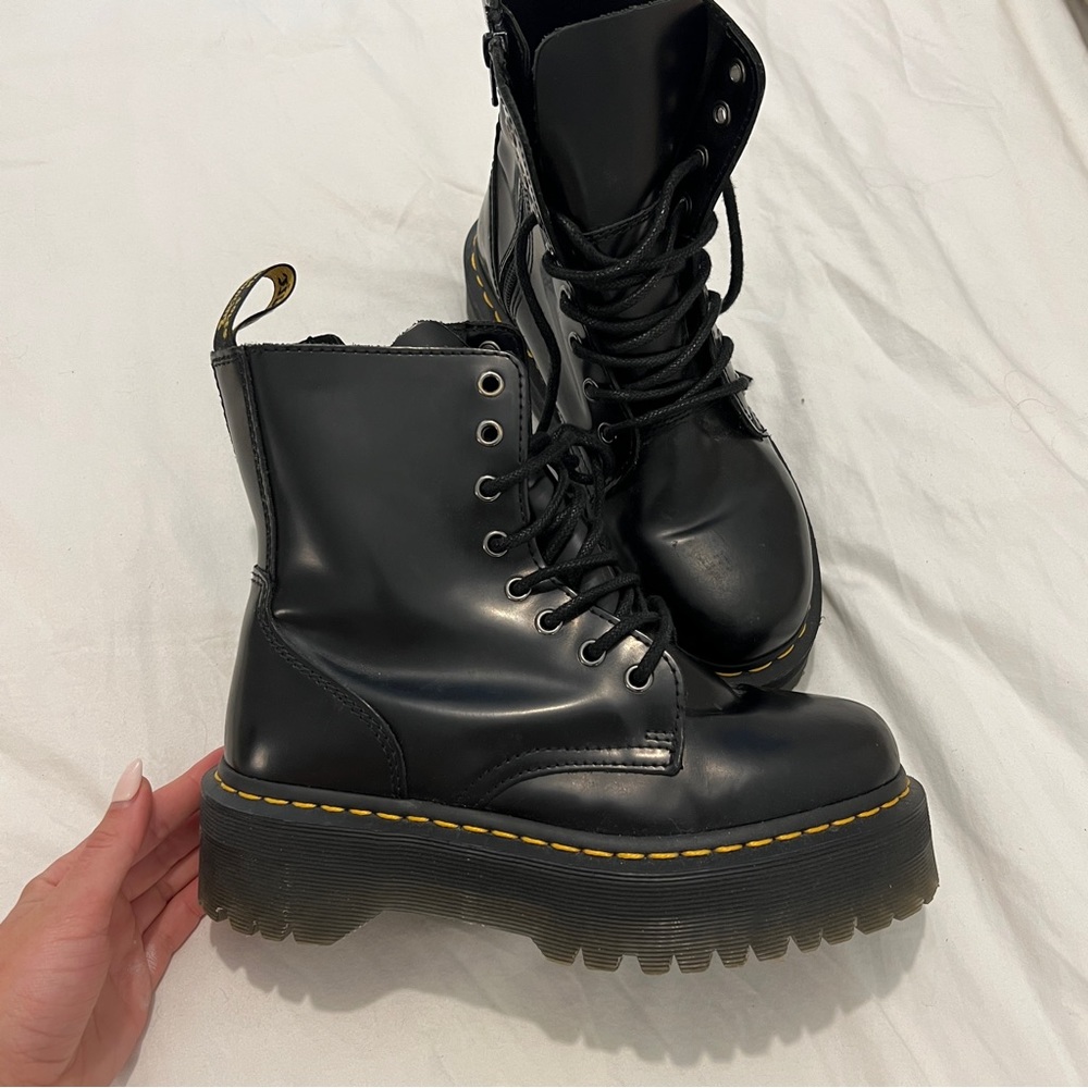 Dr. Martens Jadon Boot Smooth Leather Platforms